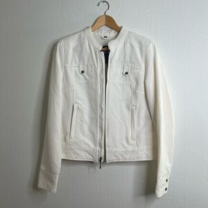 Harley-Davidson Women's White Jacket with Rhinestones Size Medium